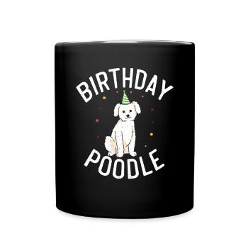 Poodle Gifts - Tasse einfarbig - Schwarz - Vorne