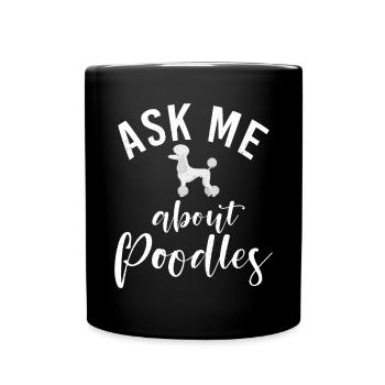 Cadeaux Caniche - Mug uni - noir - Devant