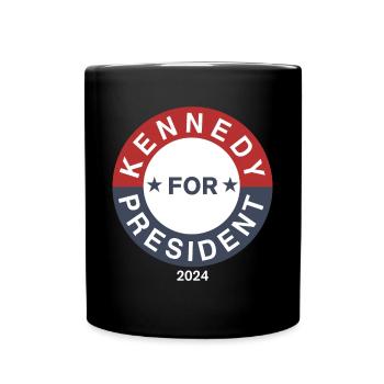 Robert F. Kennedy RFK für Präsident 2024 - Tasse einfarbig - Schwarz - Vorne