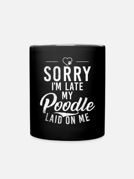 Poodle Gifts - Tasse einfarbig - Schwarz