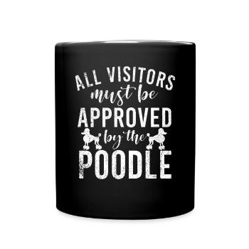 Poodle Gifts - Tasse einfarbig - Schwarz - Vorne