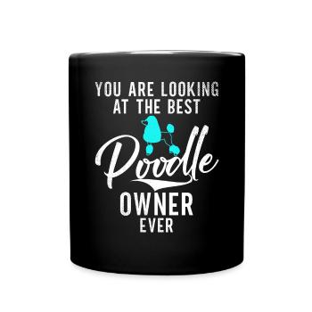 Cadeaux Caniche - Mug uni - noir - Devant