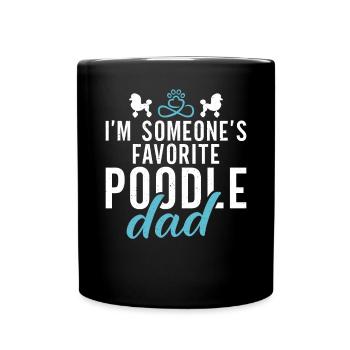 Poodle Gifts - Tasse einfarbig - Schwarz - Vorne