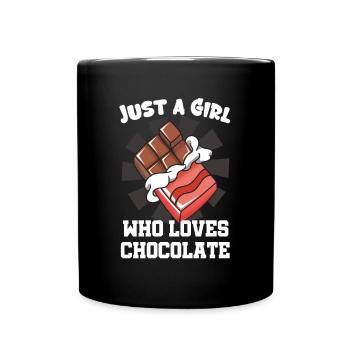 Chocolat - Mug uni - noir - Devant