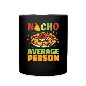 Nacho Salsa Dip Mexikanisch Mexiko Latino - Tasse einfarbig - Schwarz - Vorne