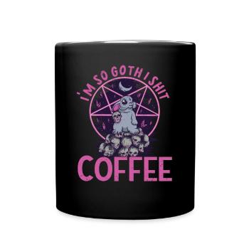 Satan Beelzebub Devil Gothic Pentagram Mystical - Full Colour Mug - black - Front