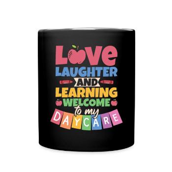Welcome To My Daycare - Full Colour Mug - black - Front
