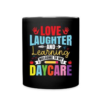 Welcome To My Daycare - Full Colour Mug - black - Front