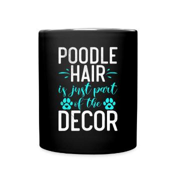 Cadeaux Caniche - Mug uni - noir - Devant