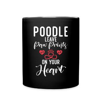 Poodle Gifts - Tasse einfarbig - Schwarz - Vorne