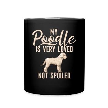 Poodle Gifts - Tasse einfarbig - Schwarz - Vorne