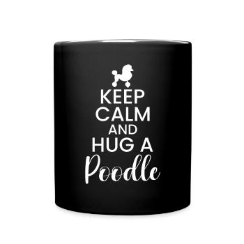Poodle Gifts - Tasse einfarbig - Schwarz - Vorne