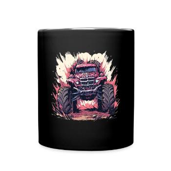 Monster truck - Full Colour Mug - black - Front