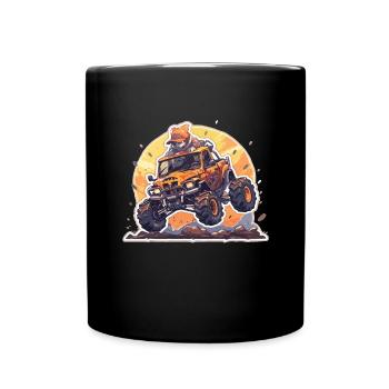 Monster truck - Full Colour Mug - black - Front