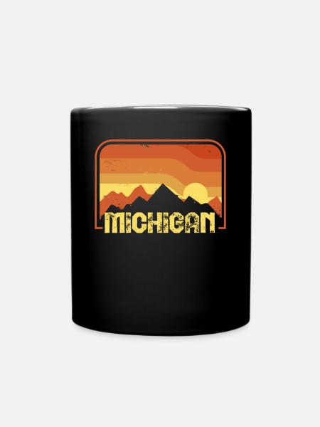 michigan - Tasse einfarbig - Schwarz