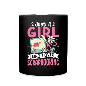 Scrapbooker - Tasse einfarbig - Schwarz - Vorne