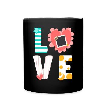 Scrapbooking Scrapbooker - Tasse einfarbig - Schwarz - Vorne