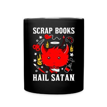 Scrapbooking Scrapbooker - Full Colour Mug - black - Front