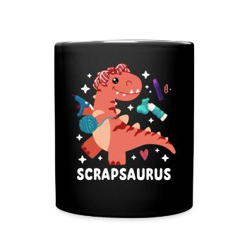 Scrapbooking Scrapbooker - Tasse einfarbig - Schwarz - Vorne