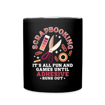 Scrapbooking Scrapbooker - Full Colour Mug - black - Front
