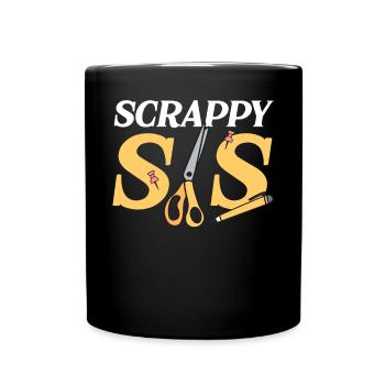 Scrapbooking Scrapbooker - Tasse einfarbig - Schwarz - Vorne