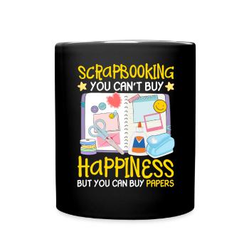 Scrapbooker - Tasse einfarbig - Schwarz - Vorne