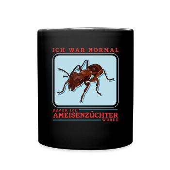Fourmis Ferme Formicarium Cadeau de fourmi - Mug uni - noir - Devant