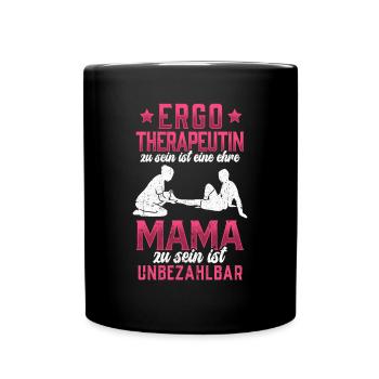 Ergotherapeutin ist eine Ehre Ergotherapie - Tasse einfarbig - Schwarz - Vorne