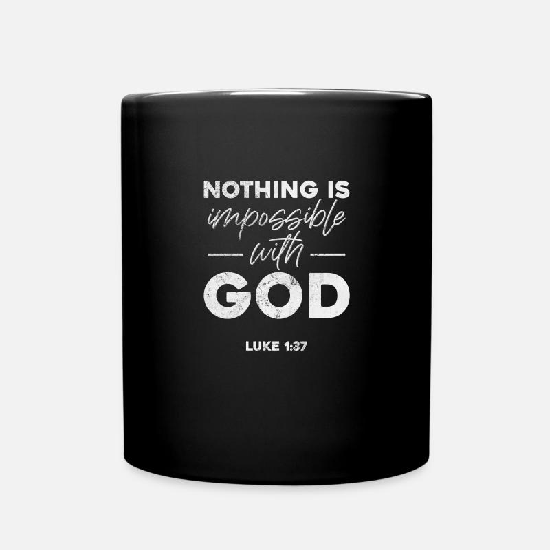 Bibel - Tasse einfarbig - Schwarz