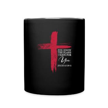 Bibel - Tasse einfarbig - Schwarz - Vorne