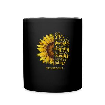 Bibel - Tasse einfarbig - Schwarz - Vorne
