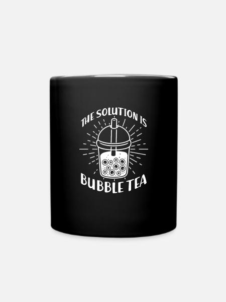 Bubble Tea - Tasse einfarbig - Schwarz