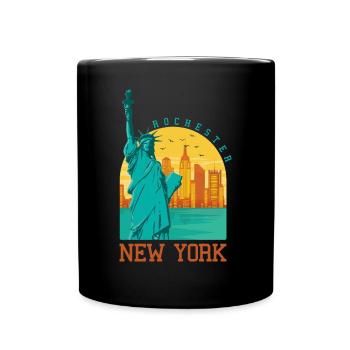 Rochester New York - Mug uni - noir - Devant
