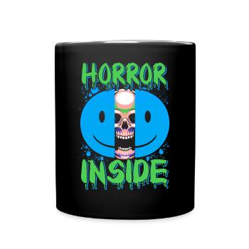 Festival du film d’horreur zombie + Halloween - Mug uni - noir - Devant