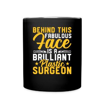 Brillanter Plastischer Chirurg Chirurgischer - Tasse einfarbig - Schwarz - Vorne