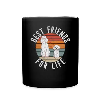 Poodle Gifts - Tasse einfarbig - Schwarz - Vorne
