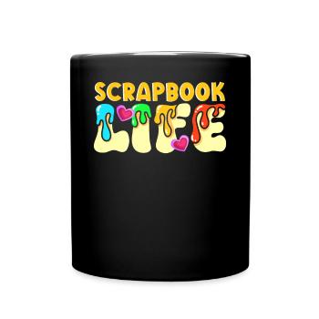 Scrapbooking Scrapbooker - Tasse einfarbig - Schwarz - Vorne
