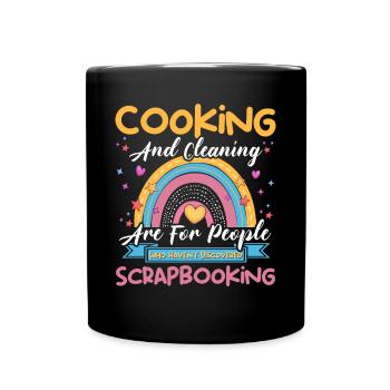 Scrapbooker - Tasse einfarbig - Schwarz - Vorne