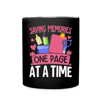 Scrapbooking Scrapbooker - Mug uni - noir - Devant
