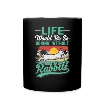Lapin Cadeau Lapin Lapin Lapin - Mug uni - noir - Devant