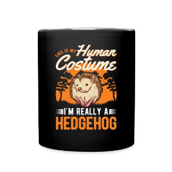 Hérisson Halloween Costume de hérisson - Mug uni - noir - Devant