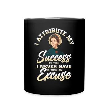 Krankenschwester Florence Nightingale Medizinische - Tasse einfarbig - Schwarz - Vorne