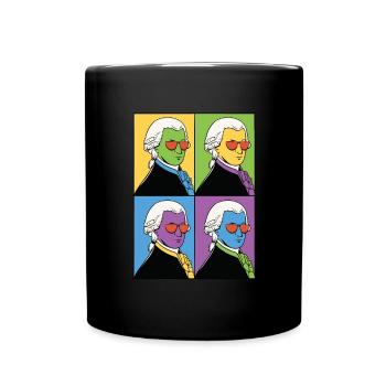 Mozart Musique classique Compositeur de musique - Mug uni - noir - Devant