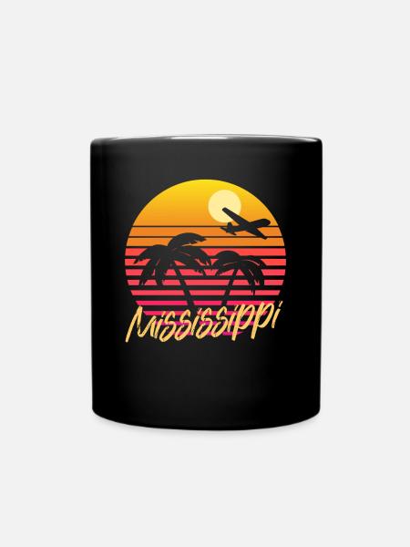 Mississippi - Tasse einfarbig - Schwarz