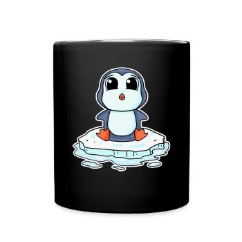 Penguin Penguins - Full Colour Mug - black - Front
