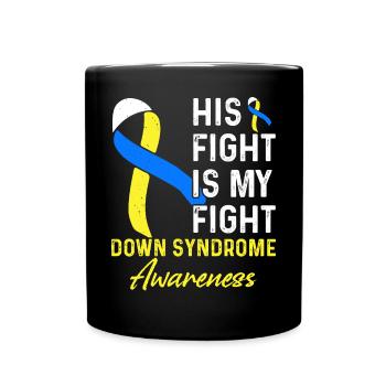 Conscience du syndrome de Down - Mug uni - noir - Devant