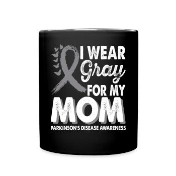 Wear gray for the month of enlightenment about - Full Colour Mug - black - Front