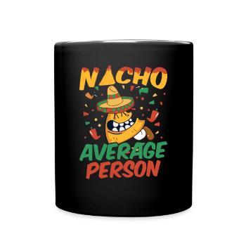 Nacho Salsa Dip Mexikanisch Mexiko Latino - Tasse einfarbig - Schwarz - Vorne