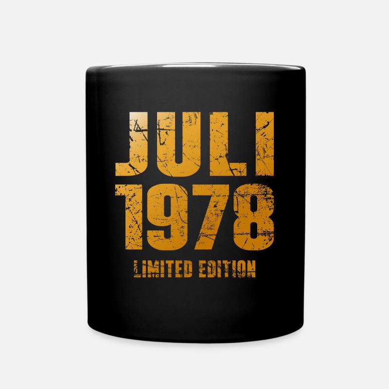 Legendär Seit Juli 1978 Geburtstag Geschenk - Tasse einfarbig - Schwarz