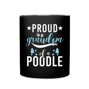 Poodle Gifts - Tasse einfarbig - Schwarz - Vorne